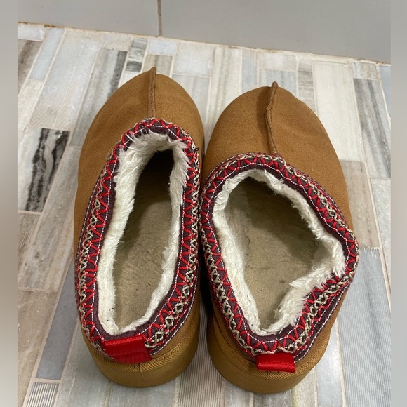 Women Tasman Slippers Platform Slipper Mini Boots Short Ankle Boot Fur Fleece - Picture 9 of 12